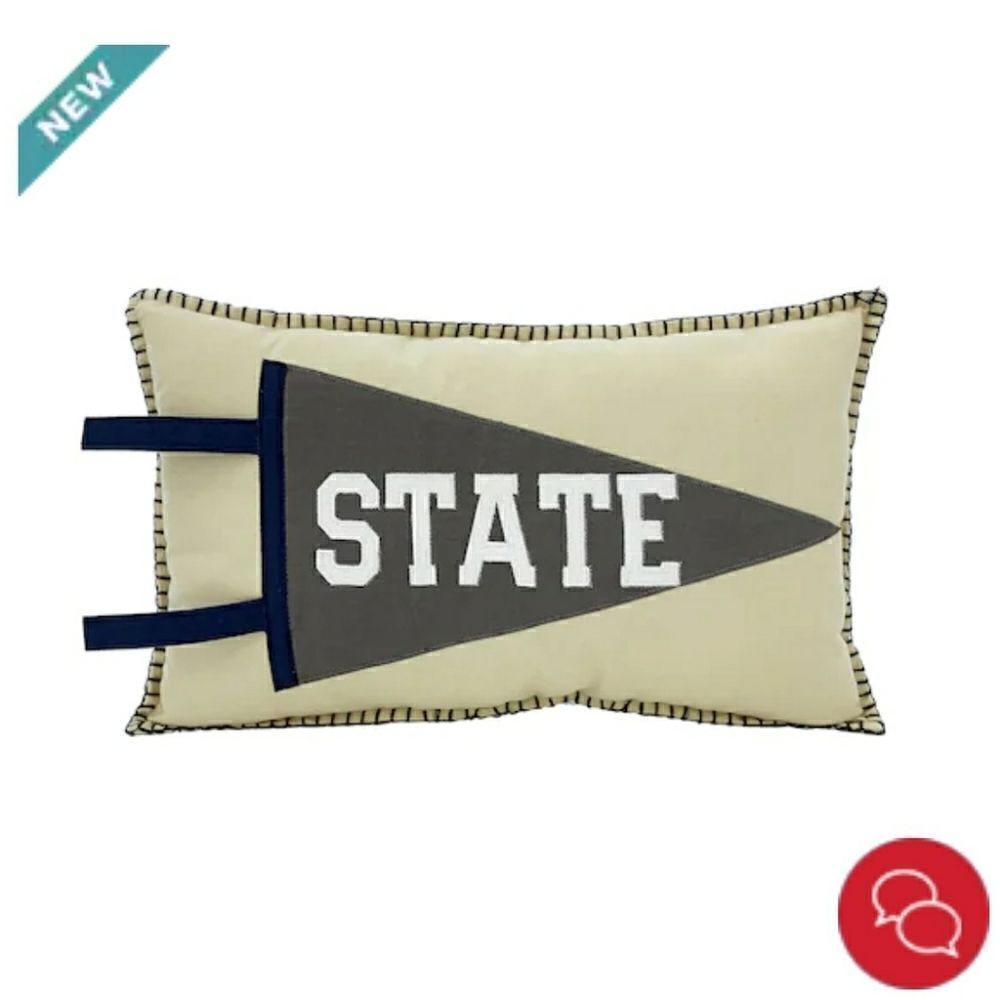 "State" NWOT Accent Pillow 